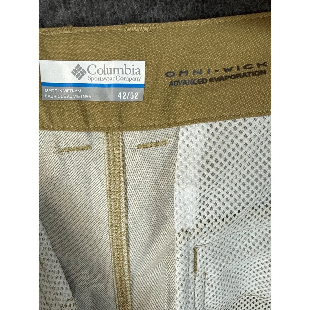 NWT Columbia Incogneato Hybrid Shorts Mens 42 Tan UPF 50 Stretch Hiking Cruise‎